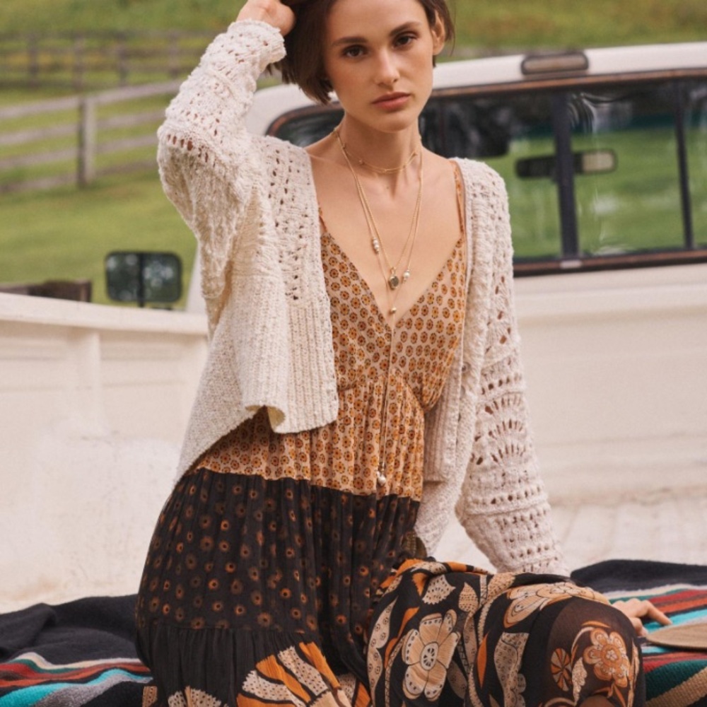 Anthropologie Forever That Girl V-Neck Maxi Dress